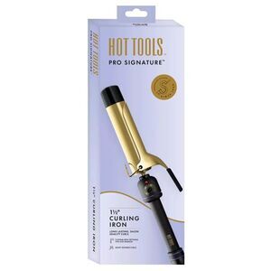 Hot Tools Pro Signature Gold 1.5” Curling Iron Lasting Curls
